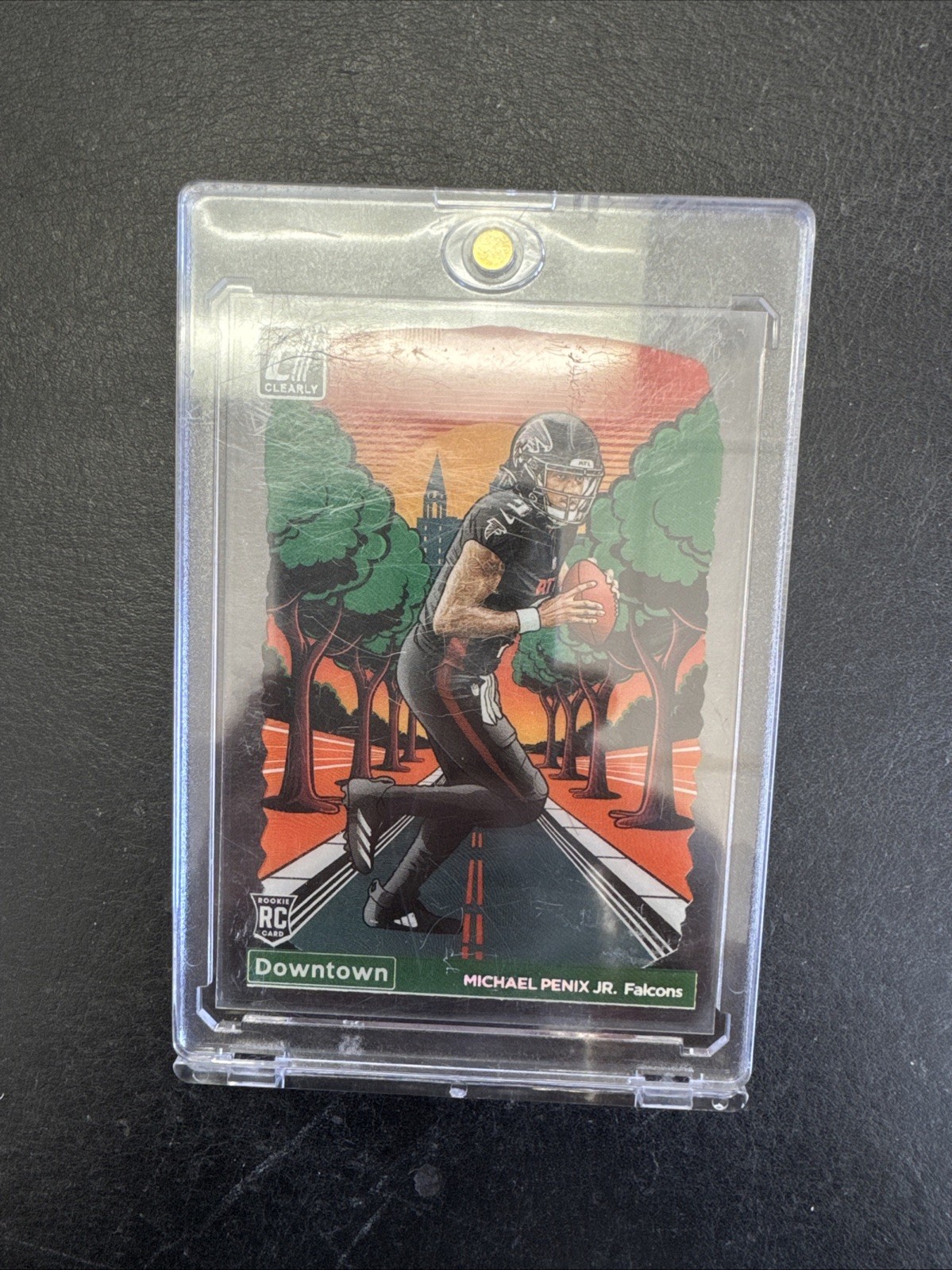 2024 Clearly Donruss Downtown #14 Michael Penix Jr. RC Rookie SP FALCONS