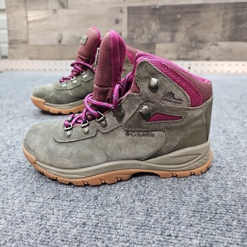 Columbia Bota de Senderismo Mujer 7.5 Newton Ridge Plus Impermeable Borde Rosa - Imagen 6 de 15