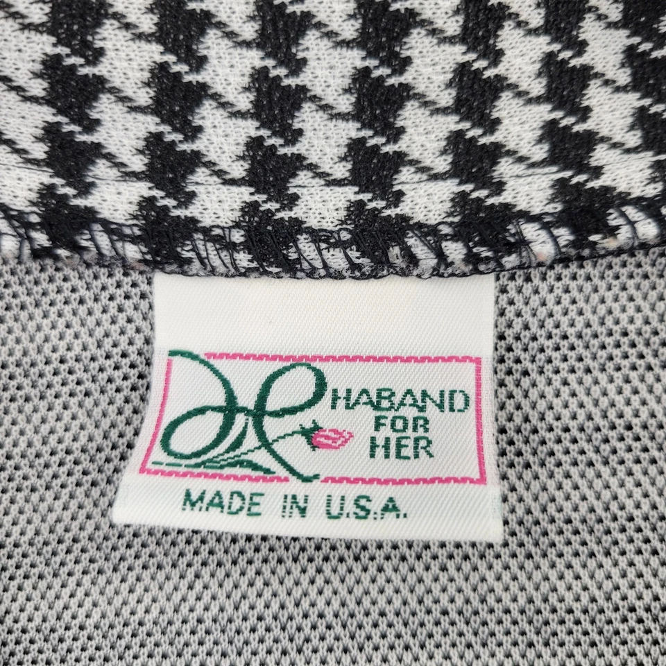 Blazer Haband Mujer 20 De Colección Negro Pata de Gallo EE. UU. Botón Dorado Manga Larga Foto 3 de 4