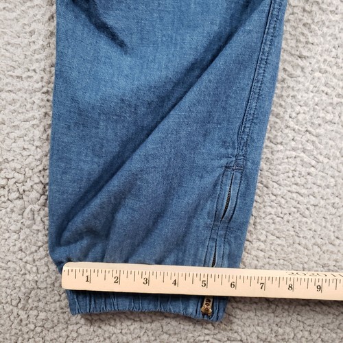 Polo Ralph Lauren Jogginghose Damen Large blau Cargo Kordelzug Knöchelreißverschluss Strand - Bild 11 von 15