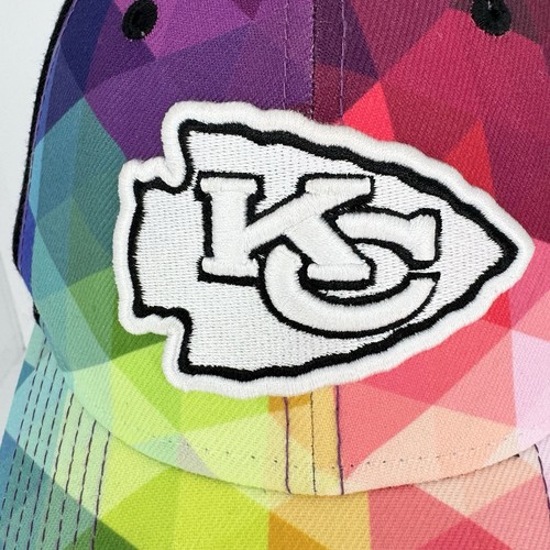 Kansas City Chiefs New Era 39Thirty Crucial Catch Cap Hat NFL - Picture 9 of 15