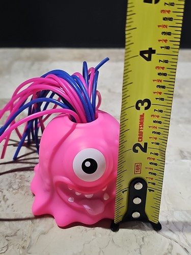 Funny Stress Relief Screaming Monster Pull Its Hair Toys Kids Adults Gift Pink - Picture 2 of 5