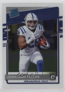 2020 Panini Donruss Rated Rookie Optic Preview Jonathan Taylor #P-317 Rookie RC