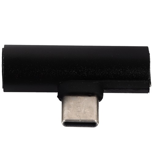 2 -in-1 USB C Headphone Adapter Audio to Aux Earphone Charging Converter - Picture 1 of 12