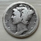 1924-S MERCURY SILVER DIME NICE COIN HARD DATE TO FIND