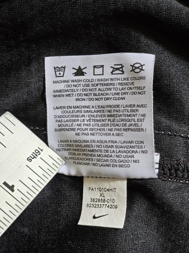 VTG Y2K Nike Dri Fit Basketball Shorts Men XL Black Activewear Athleisure FLAW - Picture 13 of 21