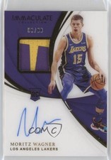2018-19 Panini Immaculate /99 Moritz Wagner #130 RPA Rookie Patch Auto RC