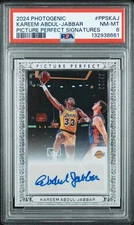 2024-25 Photogenic KAREEM ABDUL-JABBAR Picture Perfect Auto /49 PSA 8 #PPSKAJ