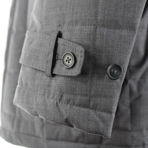 Cardinal of Canada NWD Wool Quilted Jacket w/ Hood Size XL (46-48 US) In Gray - Picture 3 of 15