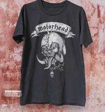 Motorhead Heavy Metal Logo Band Black Unisex T-shirt Size S-5XL