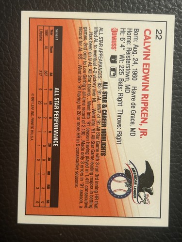 1992 Donruss -Baseball HOF RR AS Inserts - No Dot Error Pick a Card -#2- #750 - Picture 6 of 116