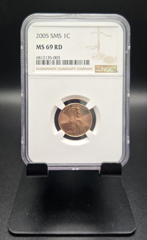 2005 SMS Lincoln Cent 1C NGC MS69 RD Satin Finish Special Mint Set Penny 003