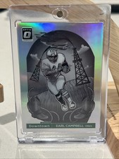Earl Campbell 2024 Optic #3 Downtown Legends /(SSP) RAW