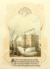 Burg mit Gedicht, Lith. Romantik Architektur 1800-1849 Druck Unbekannt (19.Jhd)
