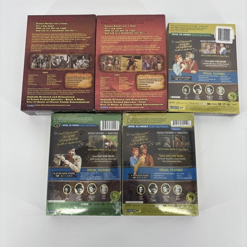 Daniel Boone: Television Series Seasons 1-5 DVD Factory Sealed NEW 1,2 Open Box - Imagen 5 de 5