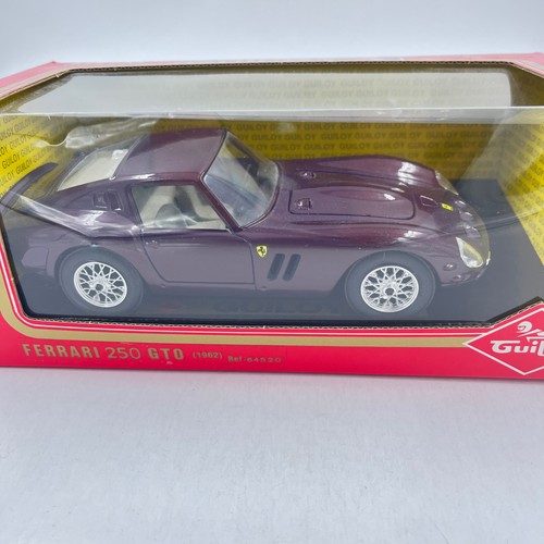 Guiloy Ferrari 250 GTO 1962 1:24 SCALE Viole/Purple Die Cast Car #64520 - Spain - Picture 2 of 9