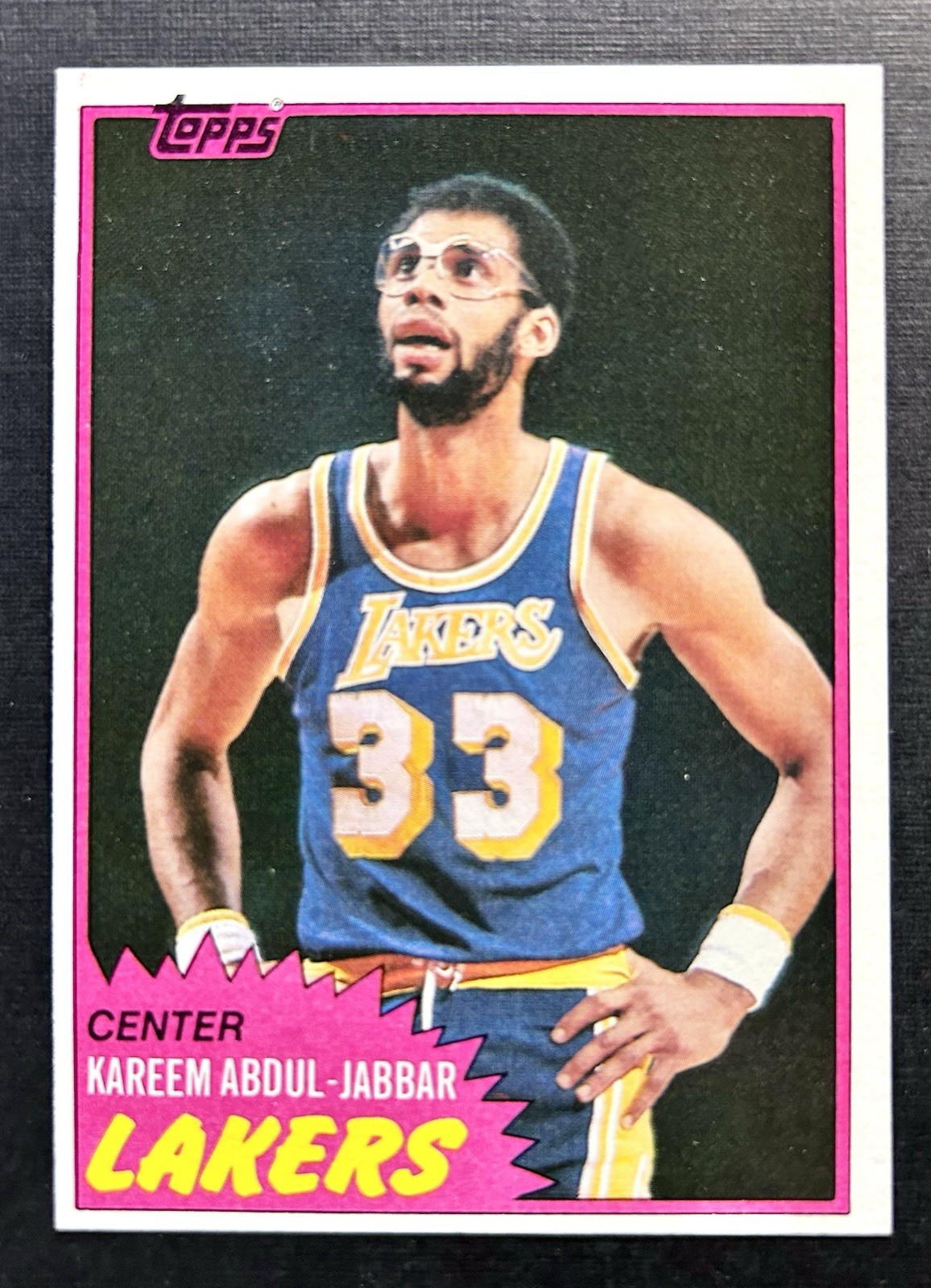 1981 Topps Kareem Abdul-Jabbar #20 EX/NM