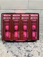 One Dozen Srixon Soft Feel Lady Passion Pink Golf Balls 12 Total