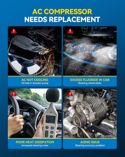 PHILTOP 198567 471-7058 Air Conditioning AC Compressor Jetta 2005-2014,2012-2014 - Foto 5 di 9