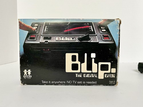 TOMY Blip Handheld Electronic Digital Game With Box Vintage 1977 Tested Works - Picture 10 of 13