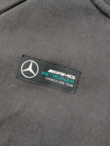 Puma Mercedes AMG Petronas Sudadera con Capucha Hombre Grande Fórmula Uno Equipo Negro Verde Chaqueta - Imagen 4 de 13