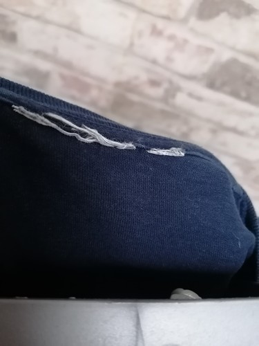 adidas Originals T-Shirt Herren Large Kurzarm Trefoil Graphic Navy Aqua Pink - Bild 7 von 10