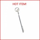 Inspection Mirror,XL Telescoping,10in.L