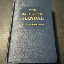 THE MERCK MANUAL OF DIAGNOSIS AND THERAPY 1956 NINTH EDITION