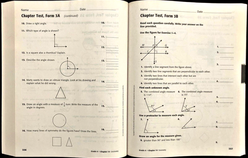 4th Grade - MY MATH - ASSESSMENT MASTERS - TEACHER'S EDITION (2013, McGraw-Hill) - Picture 11 of 12