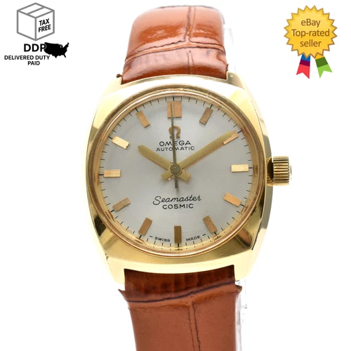 Rare Vintage [N MINT] OMEGA Cosmic Seamaster 565010 Tool 102 Gold Women's Watch