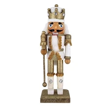 Nutcracker Christmas Ornaments, Wooden Nutcracker Decor, Holiday Gift, 10-Inc...