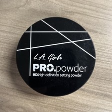 L A Girl PRO Powder High Definition Setting Powder Banana Yellow GPP920 0.17 Oz