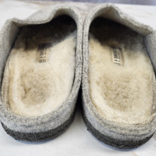 Birkenstock Lammfell Zermatt Wollfilz Clogs grau Damen 40 - Bild 10 von 21