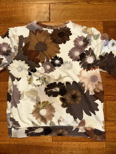Kith Kids All Over Floral Crewneck Sweatshirt Large 10/12 - Picture 7 of 11