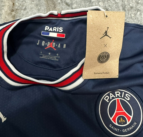 Lionel Leo Messi Paris Saint-Germain Jordan handsigniertes Trikot Large PAAS COA - Bild 4 von 5