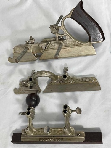 Nice Stanley No 45 Combination Plane In Box - 22 Cutters - Sweetheart Logo 1920s - Picture 5 of 22