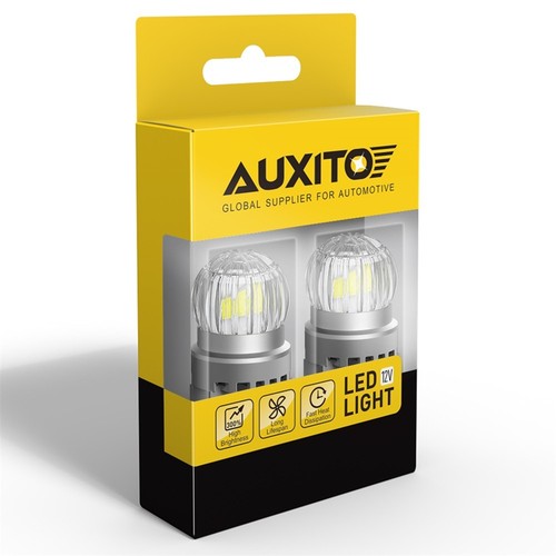 AUXITO 3157 4157 3156 LED White Backup Reverse DRL Light Bulb Bright 1/2set - Picture 9 of 20