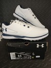 New Under Armour Fade RST 2 Mens Size UK 8.5 White Running Golf Cleats Shoes