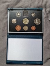 1995 ROYAL MINT UNITED KINGDOM STANDARD PROOF 8 COIN SET BLUE CASE WITH COA 