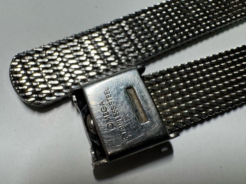 Omega Original Band 6010 Damen Armbanduhr Teile Edelstahl 11mm gebraucht - Bild 9 von 10