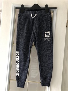BOYS GREY AGE 5/6 YEARS ABERCROMBIE JOGGERS