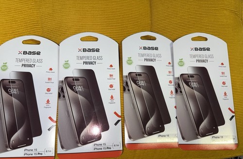 Base iPhone 15/15 Pro Privacy Screen Protectors (4) - 第 1/3 張圖片