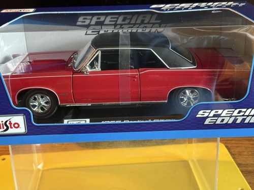 1965 PONTIAC GTO MUSCLE CAR 1/18 MAISTO SPECIAL EDITION DIE-CAST GREAT PAINT HTF