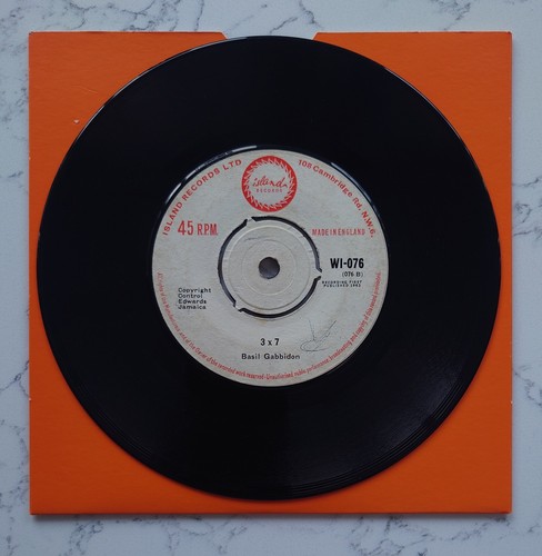 Basil Gabbidon - I Bet You Don't Know / 3 x 7 (Ska/Skinhead Reggae) VG+ - Picture 2 of 2