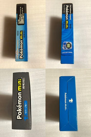 Pokemon Mini Console Blue Nintendo w/ Pokemon Party Cartridge Japan Tested