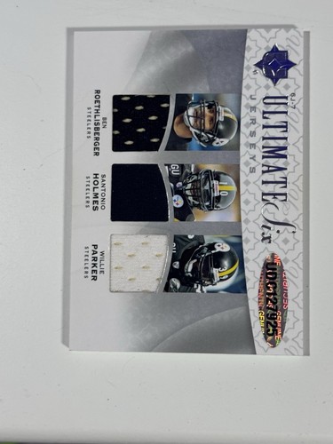 Ultimate Six Jersey Roethlisberger Parker Holmes/50 Warner Fitzgerald BoldinSB43 - Picture 11 of 13