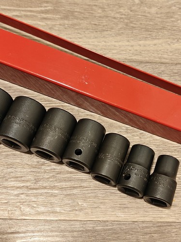 Sears Craftsman Tools USA 1/2 Drive SAE Impact Socket Set Vintage NOS - Bild 6 von 18