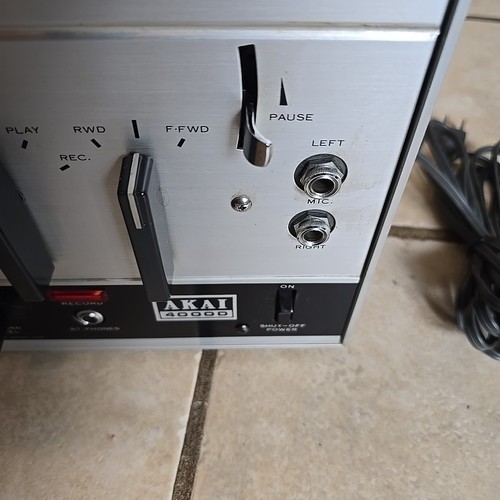 Akai 4000D Solid State Reel To Reel Recorder + Cover - TEILE ODER REPARATUR! - LESEN! - Bild 11 von 24