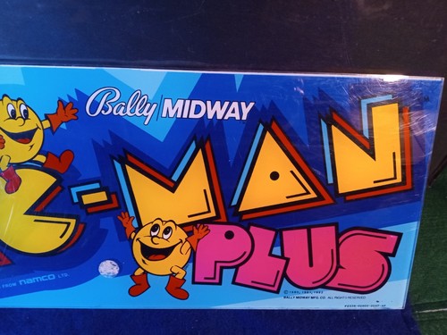 Carpa de videojuego arcade Pac-Man Plus 1982 de Bally Midway - Imagen 3 de 7