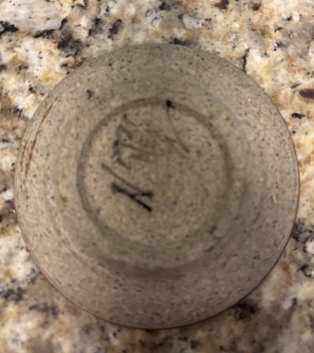 Linda Decoración Miniatura Vintage México Té Tonalá Taza Café Y Platillo Firmado - Imagen 6 de 7